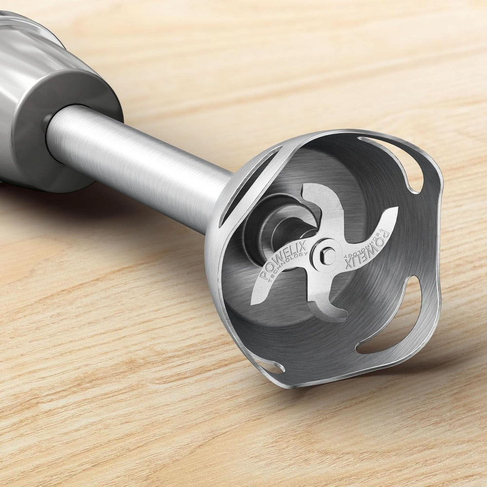 Tefal Quickchef+ 3-In-1 XL Stabmixer/Zerkleinerer/Schneebesen, 1000 W, Intuitif Geschwindigkeitsregelung, Turbo-Taste, Powelix-Messer-Technologie, Edelstahl, Grau, HB67MB30 Kitchen Naty Shop