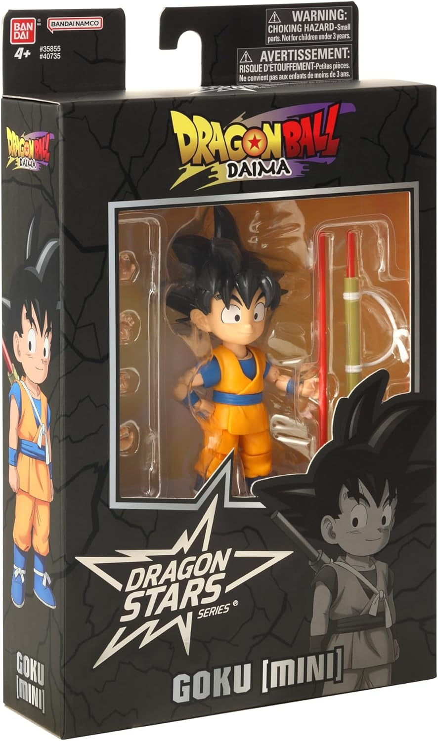 BANDAI - Dragon Ball Daima Kid Goku - Figurine Dragon Star 17 cm - Figurine Kid Goku avec Accessoires - Licence Officielle Dragon Ball - Figurine Mini Goku Mobile - Jouet à partir de 4 ans - 40735 Figurines Naty Shop