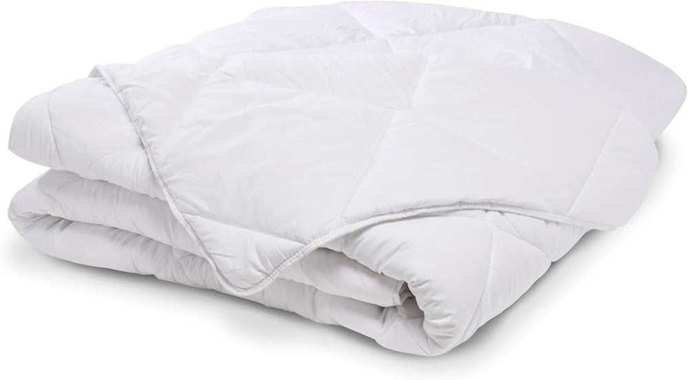 Couette chaude pour 1 personne, Hygiafill lavable à 95°, testée professionnellement, blanc, 140X200Cm, KBOB40 Couettes et couettes Naty Shop