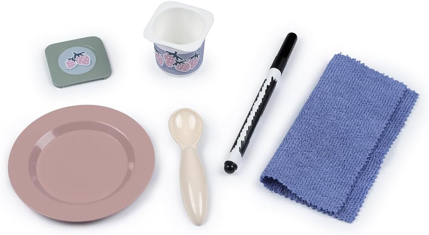 Smoby - Puériculture Chambre de poupées - Centre de jeux pour poupées Crèche + Maternelle Vie quotidienne - Aire de jeu pliable avec rotation à 360° - 6 accessoires - Fabriqué à 90% de matières recyclées en France, dès 3 ans