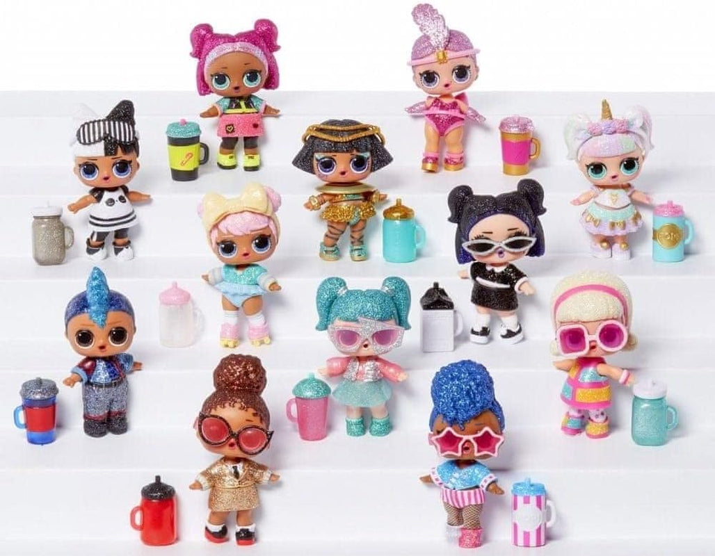 LOL Surprise Glitzer Series - Glitzer-Puppen im 12er-Pack - 80+ Surprises avec chiots, tenues, accessoires et plus encore - Jeux avec eau - Pour les filles et les jeunes à partir de 4 ans