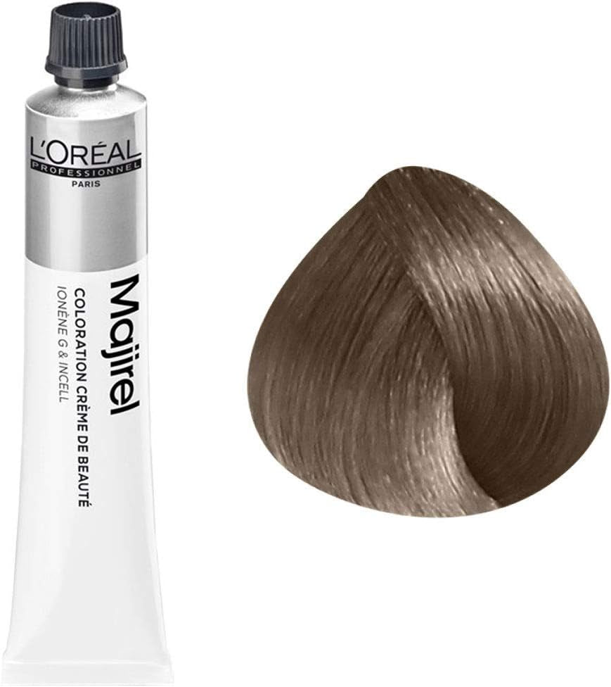 L'Oréal Professionnel Majirel 7 blond moyen, 50 ml Teinture capillaire Naty Shop 8.1 Blond clair cendré