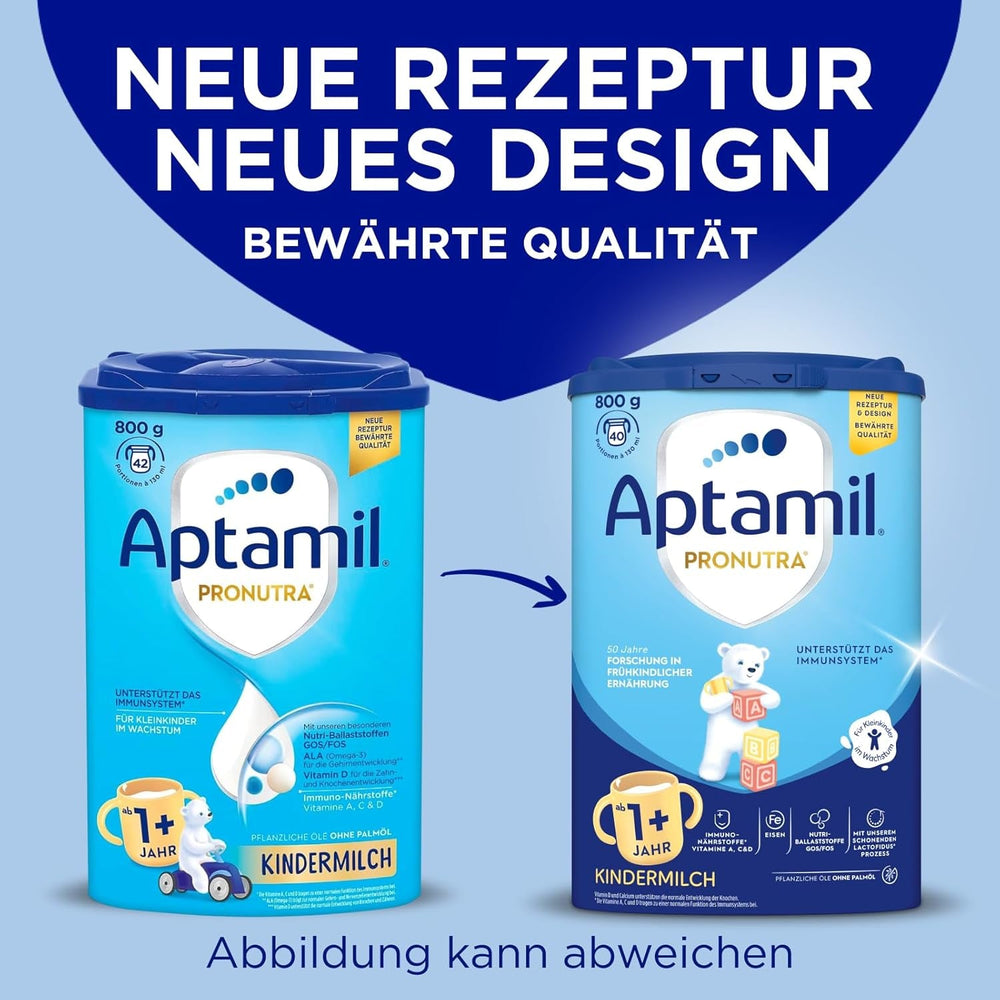 Aptamil Lapte de creștere 1 Plus – Lapte de creștere de la 1 an – 800g