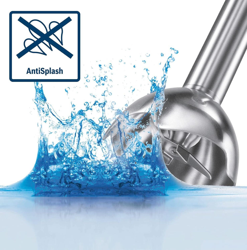 Haushaltsgeräte MSM6B500 Stabmixer, 350 W, Silber/Weiß Bucatarie Naty Shop