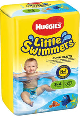 Couches de bain Huggies Little Swimmers, taille 3-4, paquet de 12, 7-15 kg