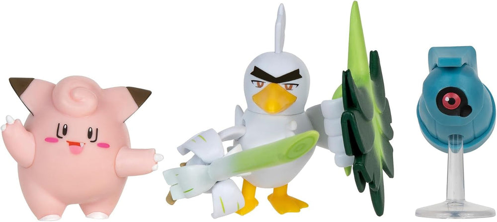 Pokémon PKW3057 Battle Figure Set-Piepi, Tanhel, Lauchzelot Figurines Naty Shop