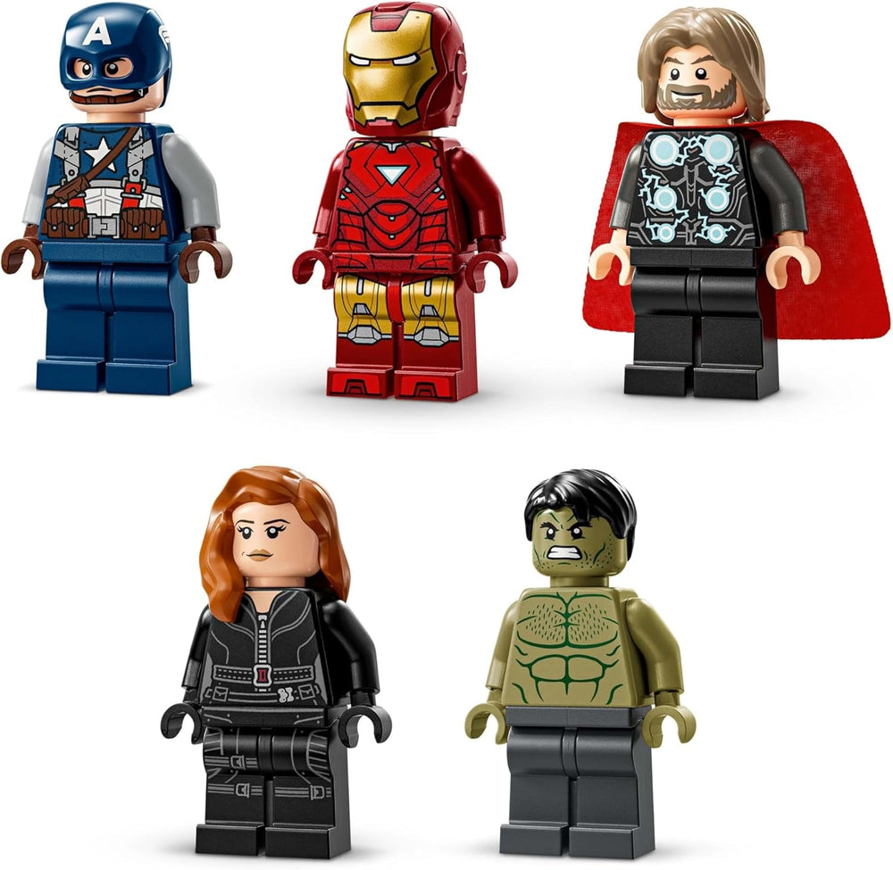 LEGO Marvel : Logo et figurines Marvel - Ensemble de collection Hulk, Thor, Iron Man, Black Widow et Captain America - Ensemble de construction de figurines Avengers - Cadeau pour garçons et filles à partir de 12 ans 76313 Jeux de construction Beuche den LEGO-Store