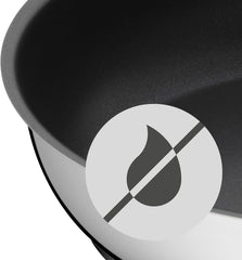 Poêle WMF Devil 28 cm, poêle à induction, acier inoxydable Cromargan, manche en plastique Casseroles et poêles Naty Shop