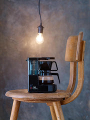 Melitta Aromaboy - petite cafetière avec filtre et carafe en verre, pour jusqu'à 2 tasses de café, noir