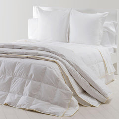 Sancarlos - Vivaldi, couette 4 saisons en duvet d'oie, 180 + 120 G/M², 220 X 220 Cm, blanc (blanc) Couettes et couettes Naty Shop