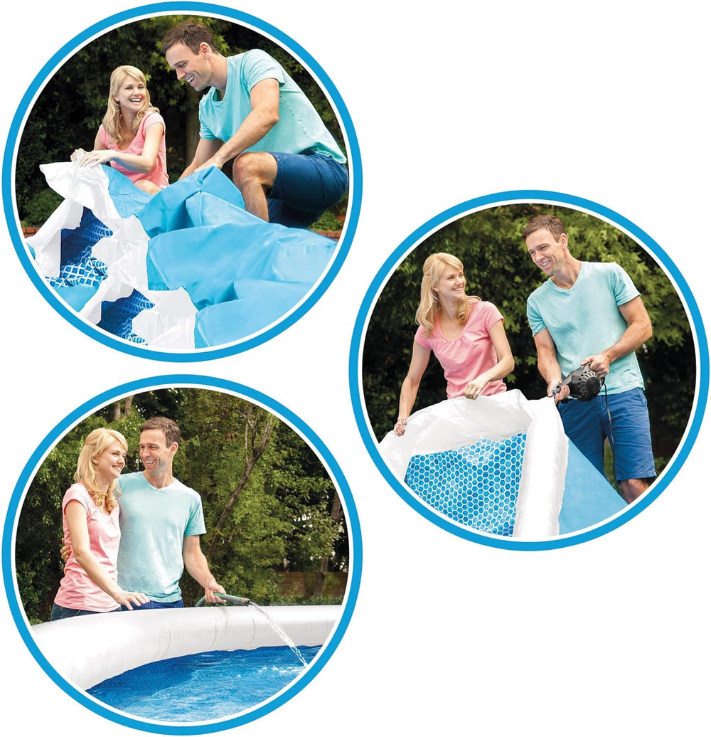Piscine hors sol Intex Easy Set - Pour enfants, 183 cm x 183 cm x 51 cm, 28101NP, Bleu
