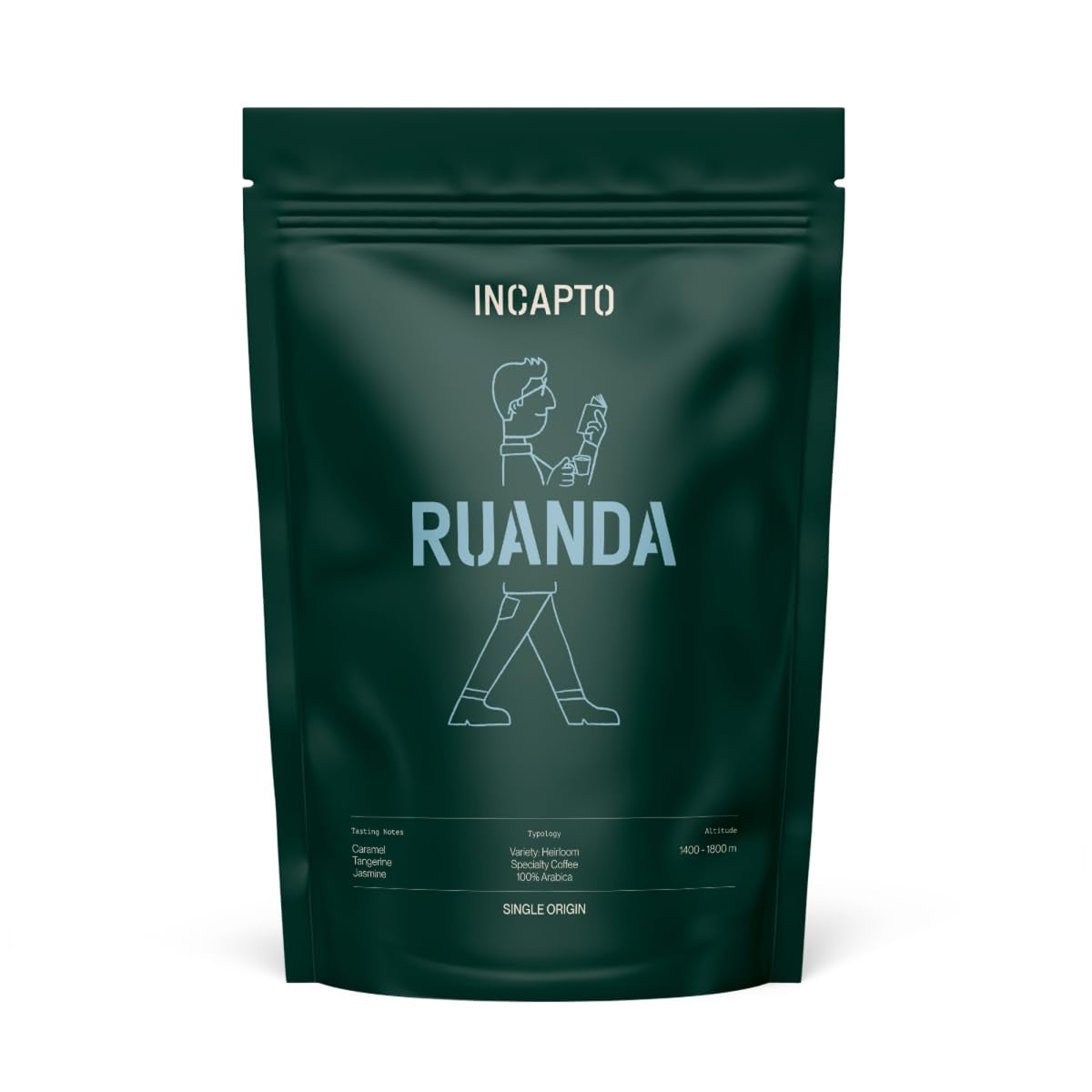 Boabe de cafea speciale Incapto | Origine unică Mexic | Espresso 100% Arabica | Cafea de specialitate 82 puncte SCA | Boabe de cafea prăjite tradițional | Plantație Chiapas, Ethichub Cafea Naty Shop 1 Kg Rwanda