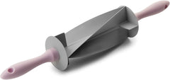 RODILLO CORTADOR DE Croissant, plastique, gris/rose, 18 x 18 x 10 cm
