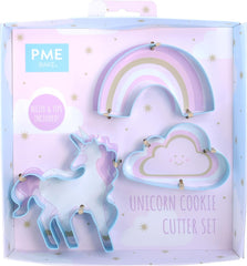 Lot de 3 Biscuits Licorne, Bleu