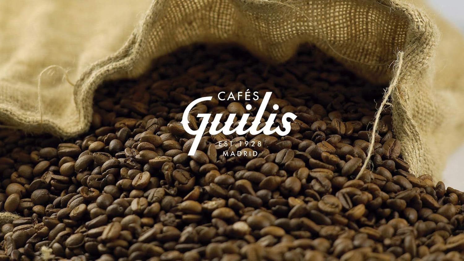 CAFES GUILIS DEPUIS 1928 AMANTES DEL CAFÉ Kaffeebohnen Arabica Mélange Noir 1kg