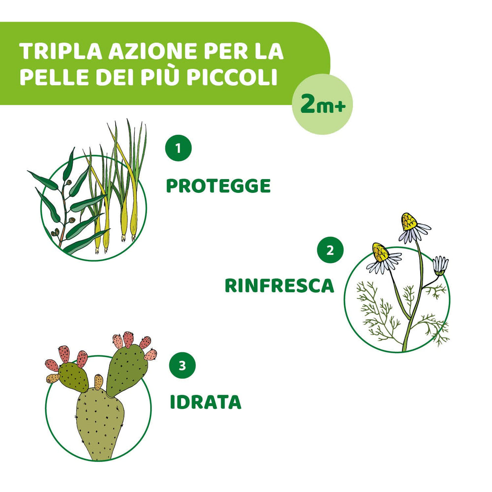 Lingettes humides protectrices Chicco NaturalZ, paquet de 20. Protection estivale naturelle à base de citronnelle et d'eucalyptus, protection de jour et de nuit.