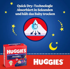 Pantalons de nuit Huggies taille 6 (15-25 kg), boîte à couches mensuelle, 88 pièces Mère et bébé Naty Shop