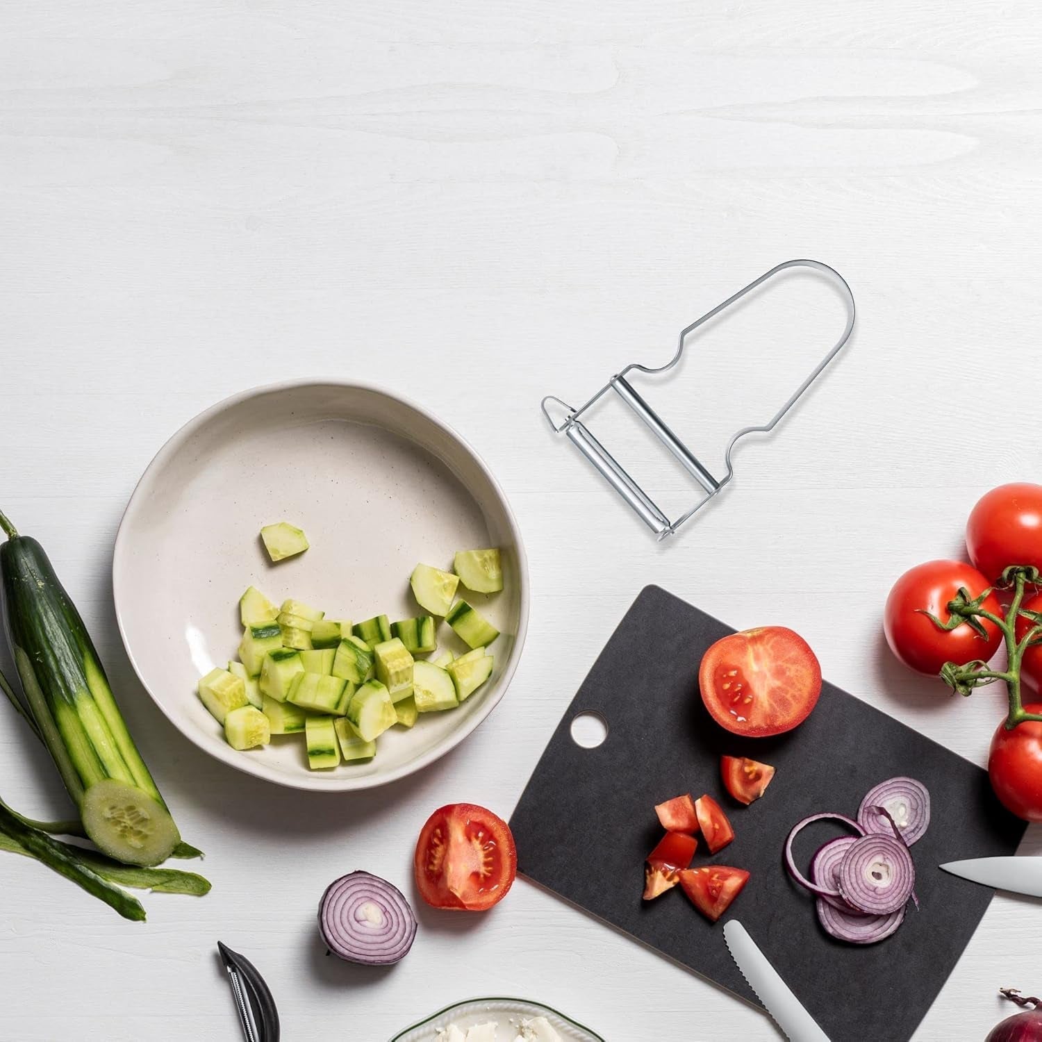 Éplucheur Victorinox STAR, Éplucheur de pommes de terre, Double tranchant, Avec lame pendulaire Éplucheur Naty Shop