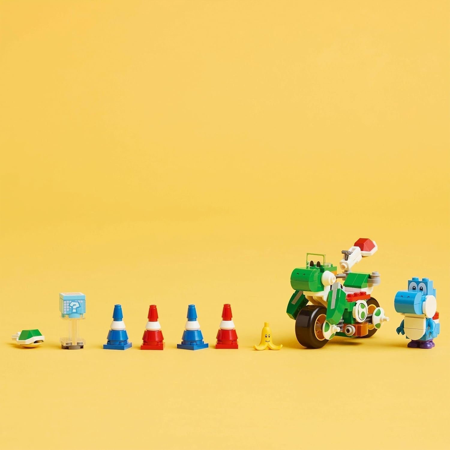 LEGO Super Mario : Mario Kart - Yoshi Bike, Ensemble de collection Nintendo Adventure, Cadeau pour enfants, garçons, filles et joueurs à partir de 7 ans, Ensemble de collection de figurines Yoshi 72031 Ensembles de construction Besuche an LEGO-Store
