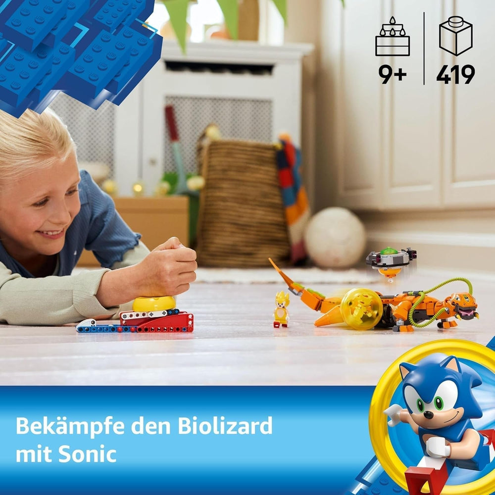 LEGO Sonic l'hérisson Super Shadow contre. Biolizard, jouet de joueur, cadeau pour garçons et filles, ensemble de jeu à collectionner pour enfants et fans de jeux vidéo, avec figurines de personnages 77003 Jeux de construction Besuche den LEGO-Store