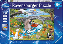 Puzzle enfant Ravensburger - 10947 Animal Friends Family - Puzzle Disney pour enfants à partir de 6 ans, avec 100 pièces au format XXL Puzzle Naty Shop Titre par défaut