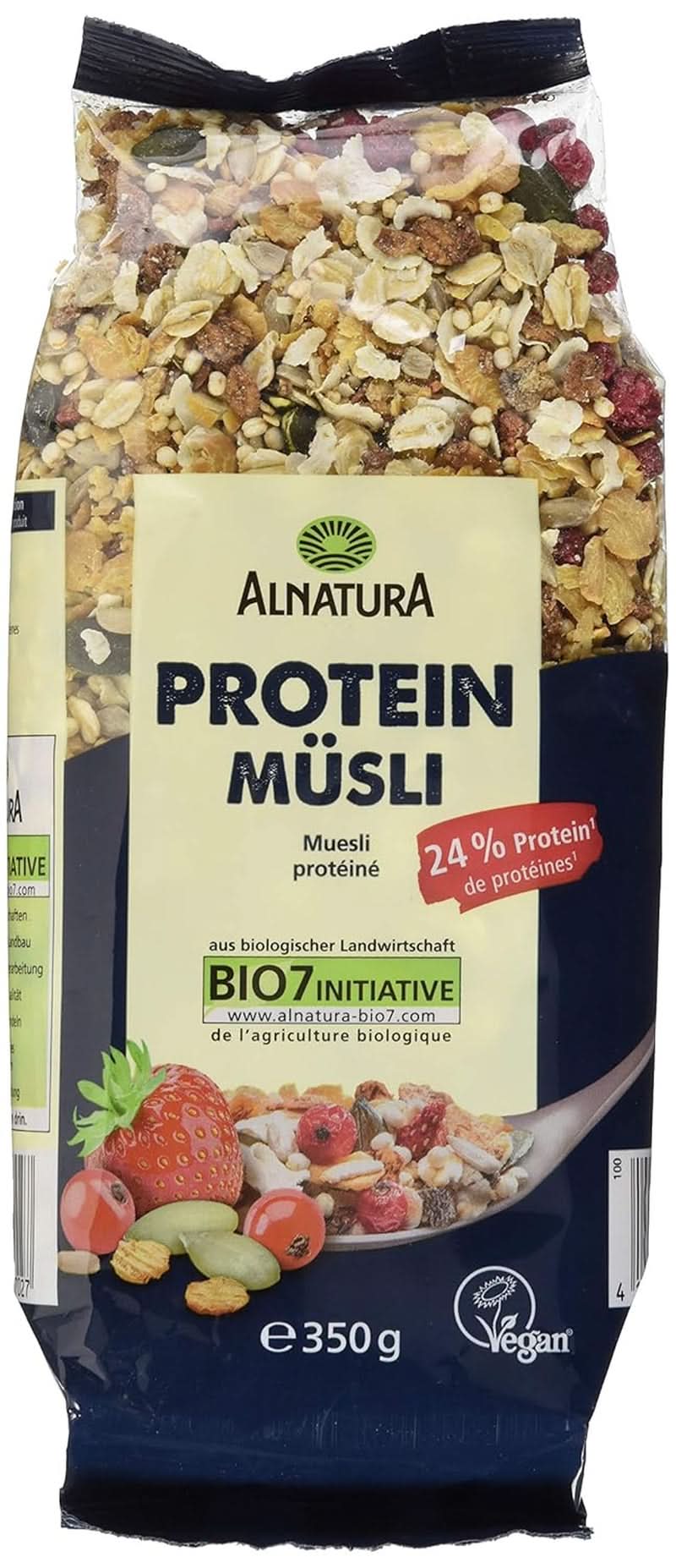 Muesli aux protéines bio, 350 grammes Cereale Naty Shop