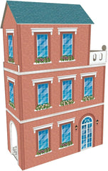 Maison de poupée design Soho-Madera à 3 étages avec 8 meubles, dimensions 120 X 33 X 75 cm (913D00181) Naty Shop