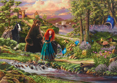 Schmidt Spiele 58039 Disney, Brave, Merida, Thomas Kinkade, puzzle 1000 pièces, multicolore Puzzle Naty Shop