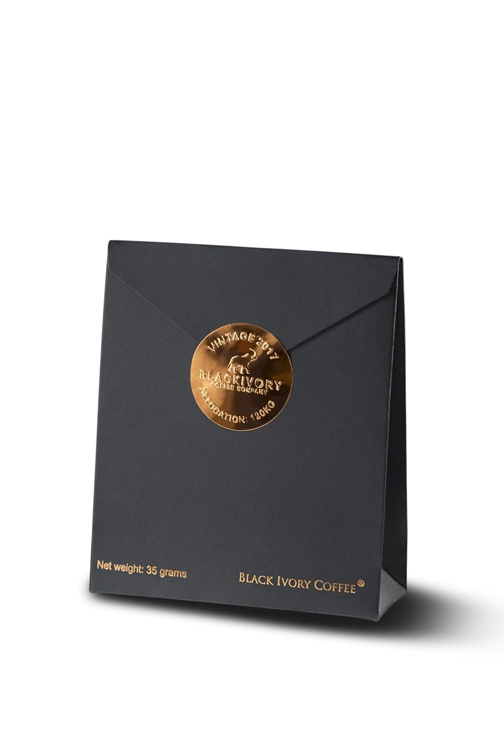 Café Black Ivory - 35 grammes de grains de café, grains entiers, non torréfiés, sans arômes ajoutés, 1 pièce