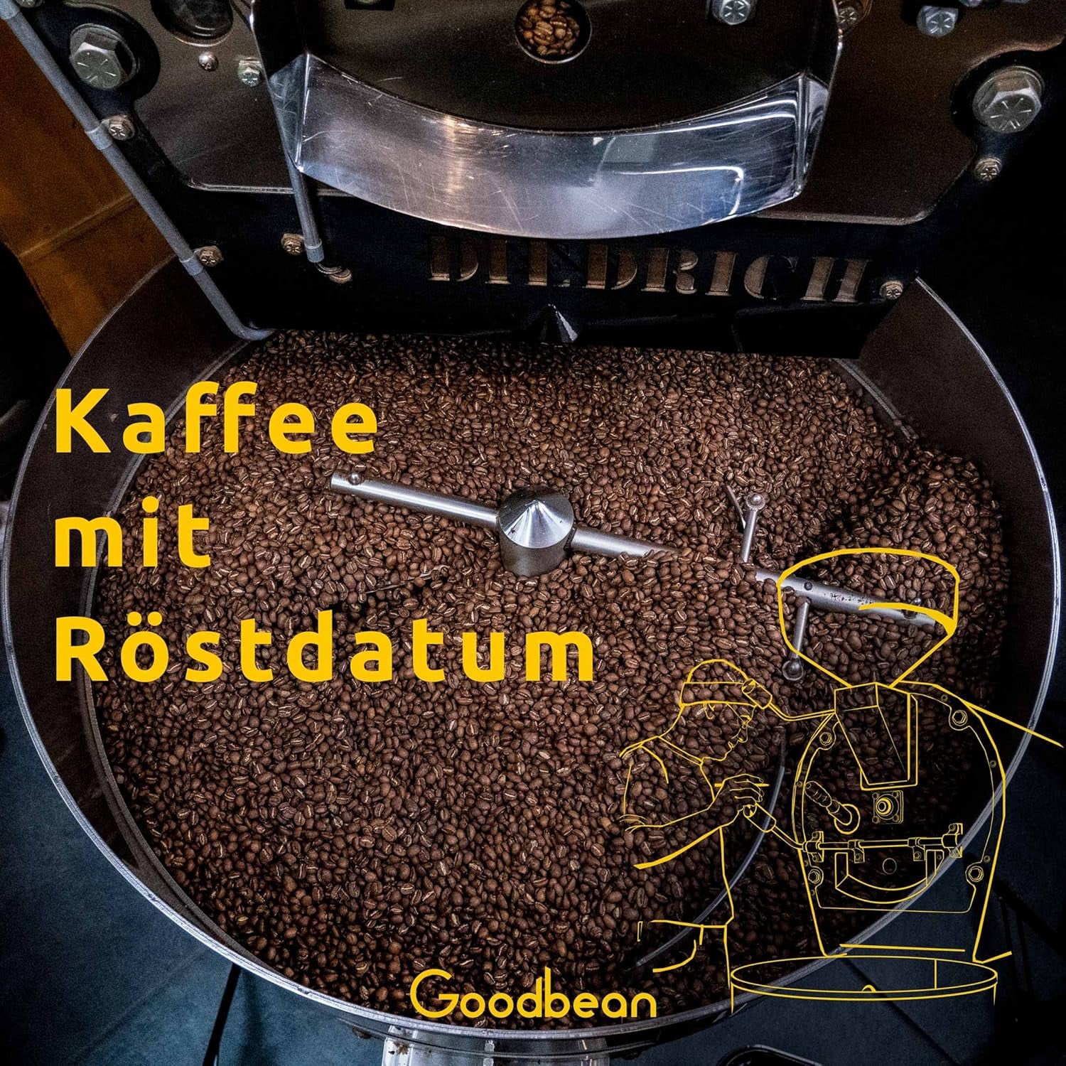 Santos | Café en grains 2500g - 100% Arabica du Brésil | pour expresso, cappuccino ou café filtré fort | Rôti omni | Café classique - l'introduction parfaite au café de spécialité