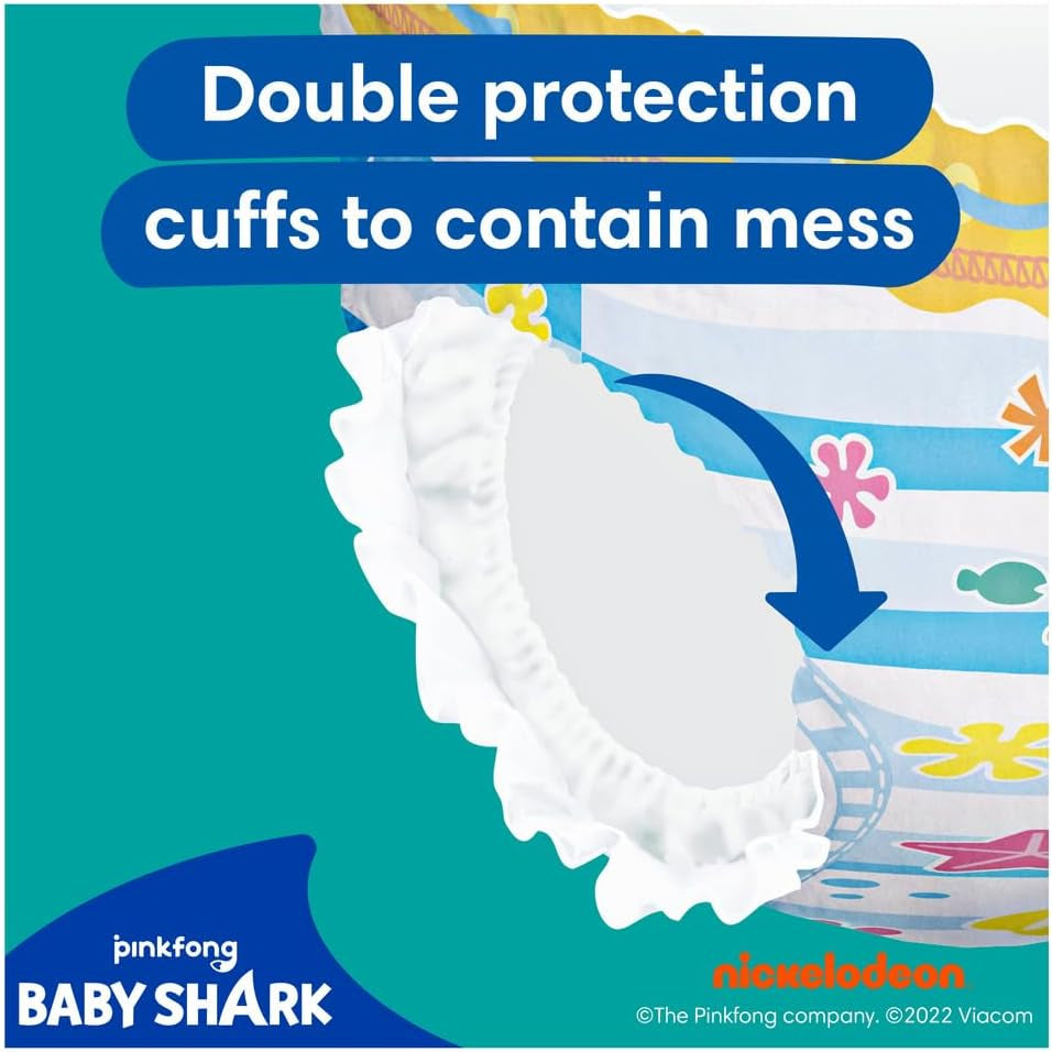 Pampers (Ancienne Version), Short de Bain Jetables Splashers - Taille 5/6 (14kg+) - Carton de 8 Paquets de 10