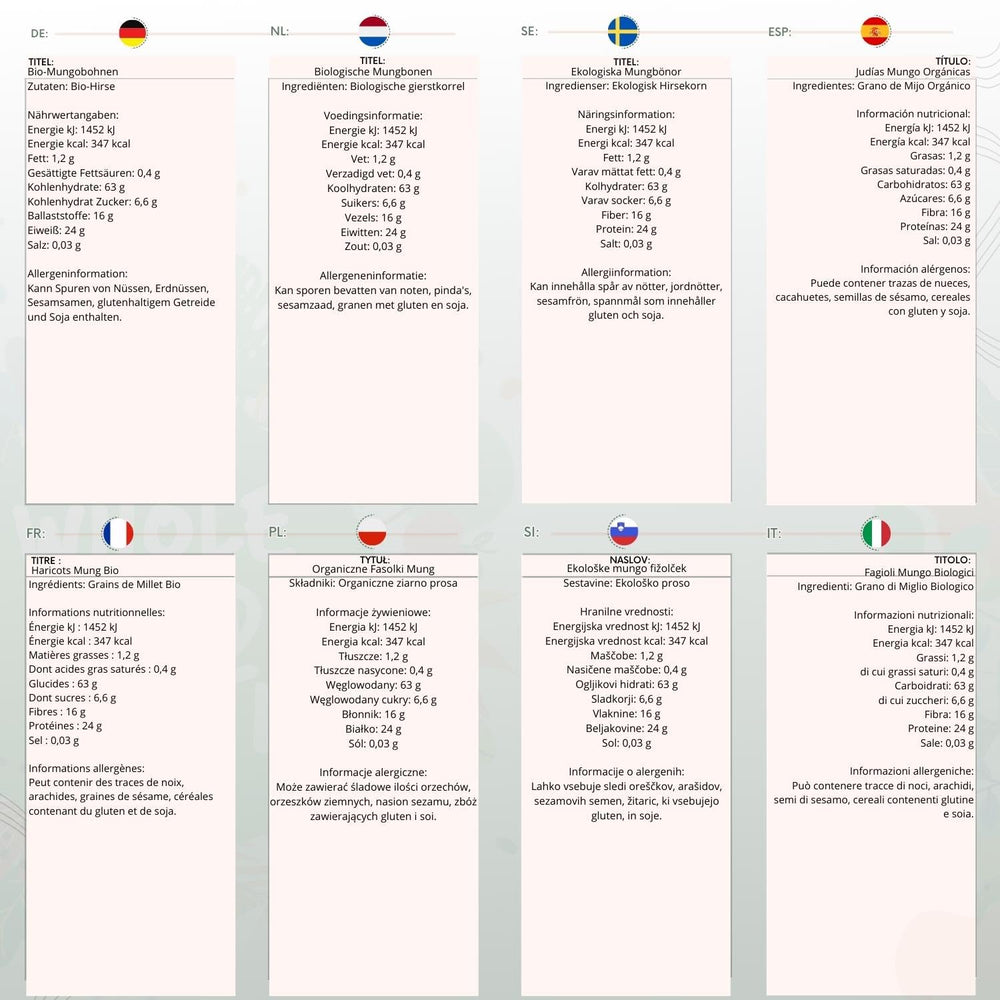 Haricots mungo biologiques Wholefood Earth 2 kg | Sans OGM | Végétalien | Riche en fibres | Riche en protéines | Certifié biologique