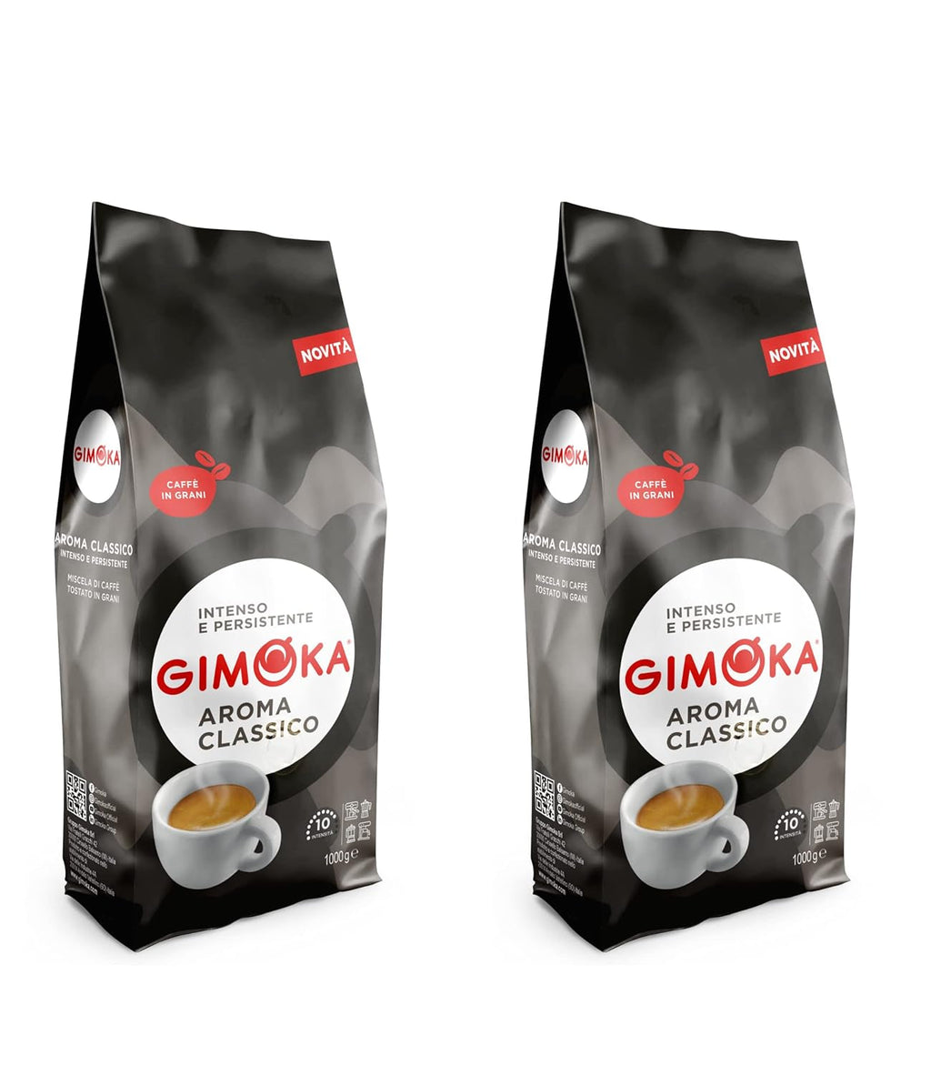 Gimoka - Cafea boabe, 1 Kg Cafea Naty Shop 2 x 1 Kg Aroma Classico