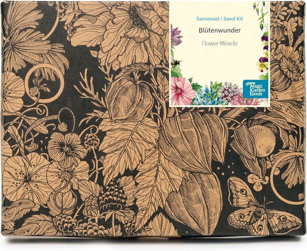 Magic Garden Seeds - Ensemble de graines de semence pour plantes vertes avec 6 prächtigen alten Blumensorten für den Bauerngarten - Blumensamen alte Sorten - Blumen Samen - Garden Geschenk