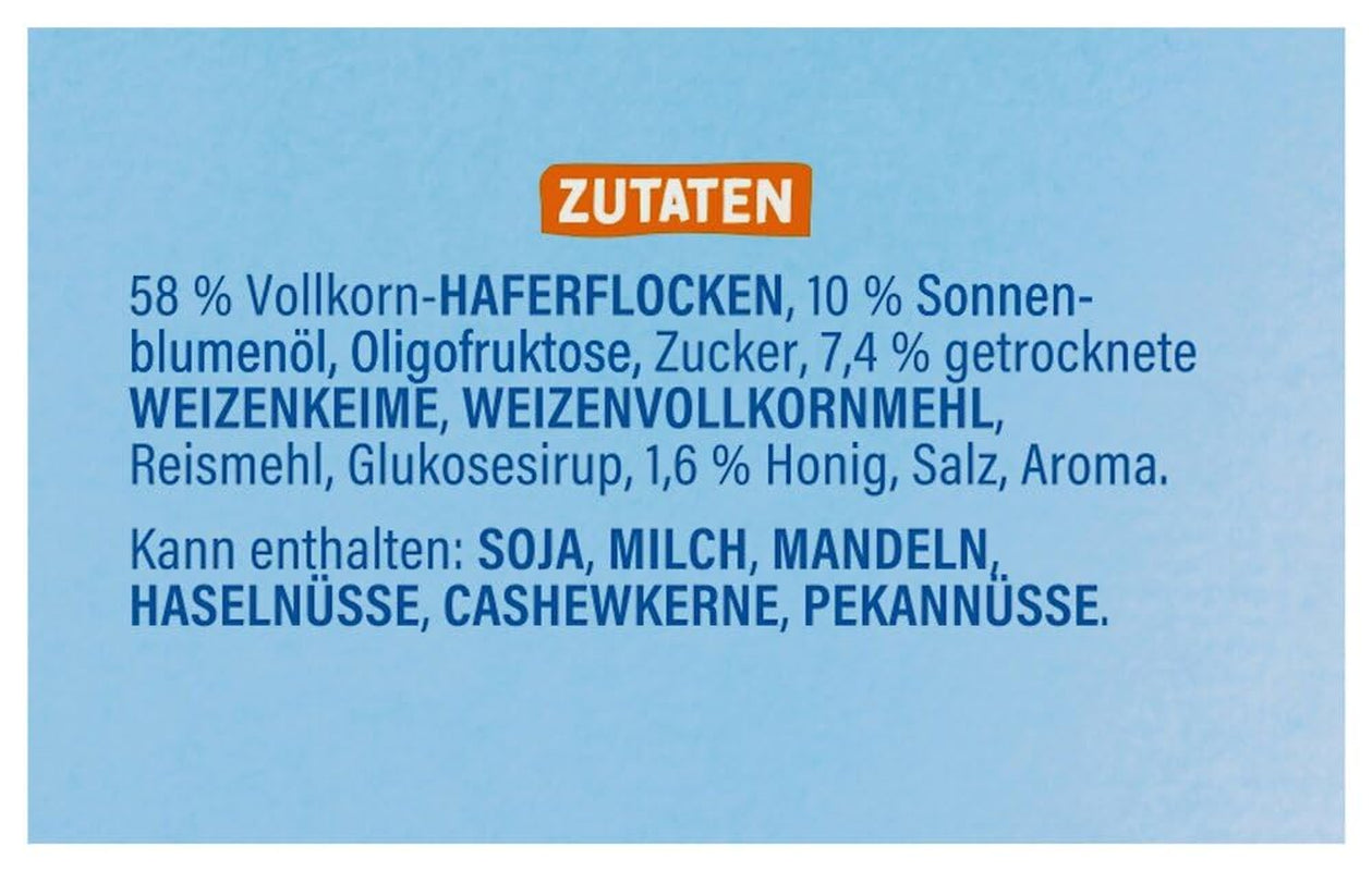 Dr. Oetker Vitalis Less Sweet Crunchy Pure : Muesli croquant avec 30 % de sucre en moins, paquet de 5 (5 x 600 g)