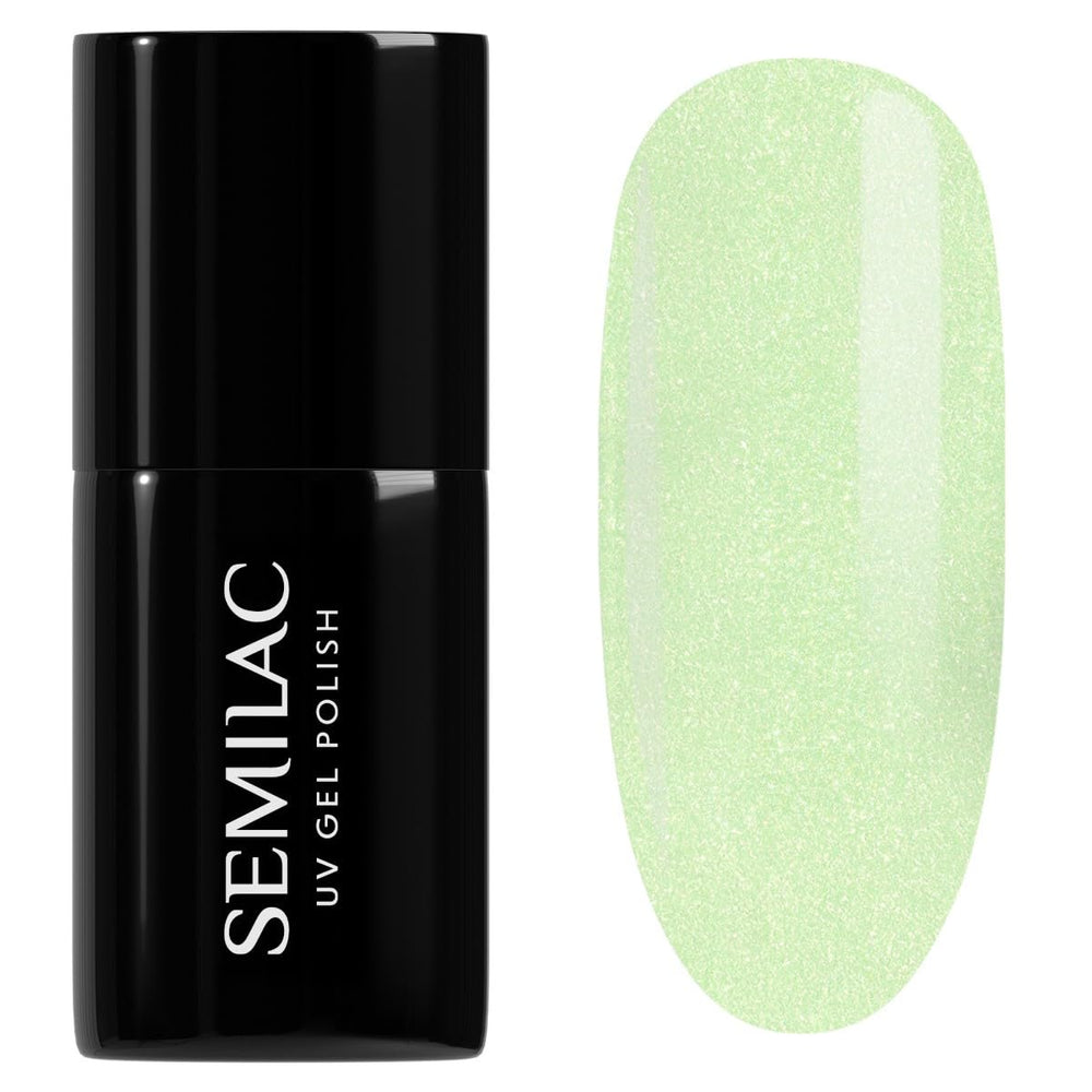 Vernis à Ongles UV Semilac Hybrid 309 Vert Pin 7ml Collection Festive Wonder Colors