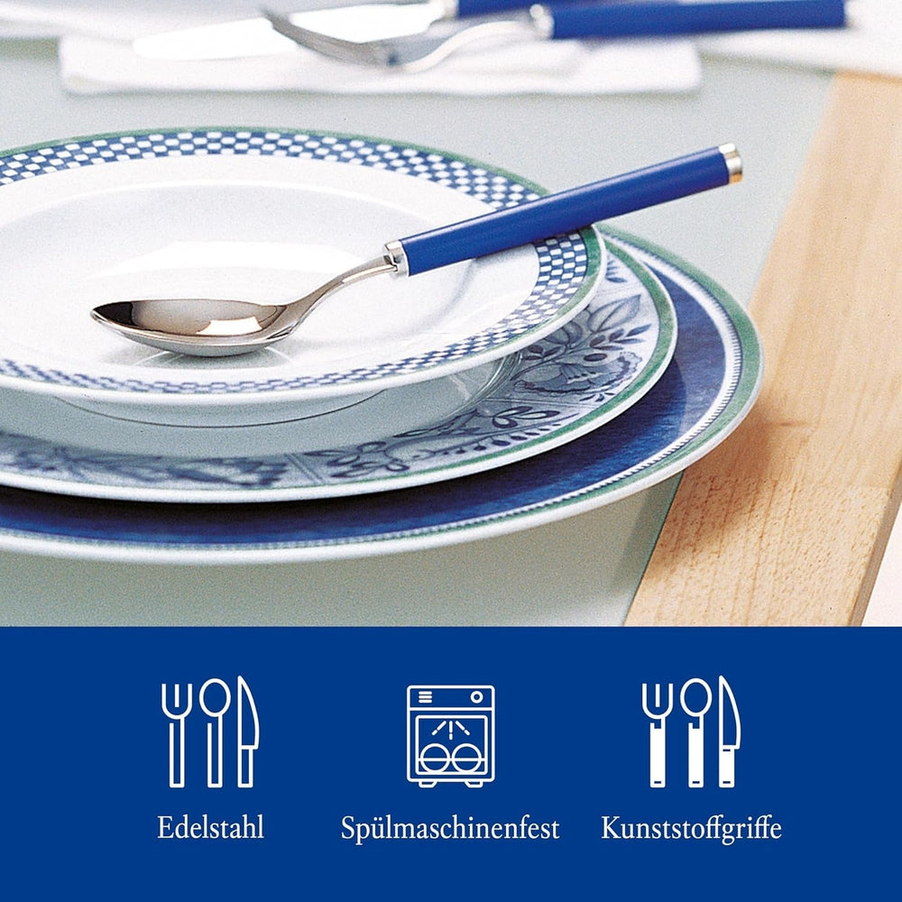 Villeroy & Boch - Jouez ! Couverts Océan Bleu, Coffret de 30 pièces Cuisine Naty Shop