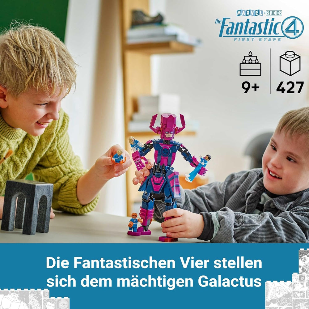 LEGO ǀ Marvel Fantastic Four vs. Galactus Baufigur - Bauset mit Superhelden - Spielset mit The Thing, Invisible Woman und Human Torch - Kreatives Geschenk für Jungen und Mädchen - 76316