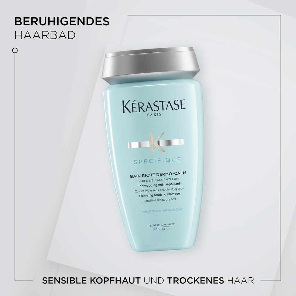 Shampoing Kérastase pour cuir chevelu sensible et cheveux secs, douche et bain Kérastase 250 ml