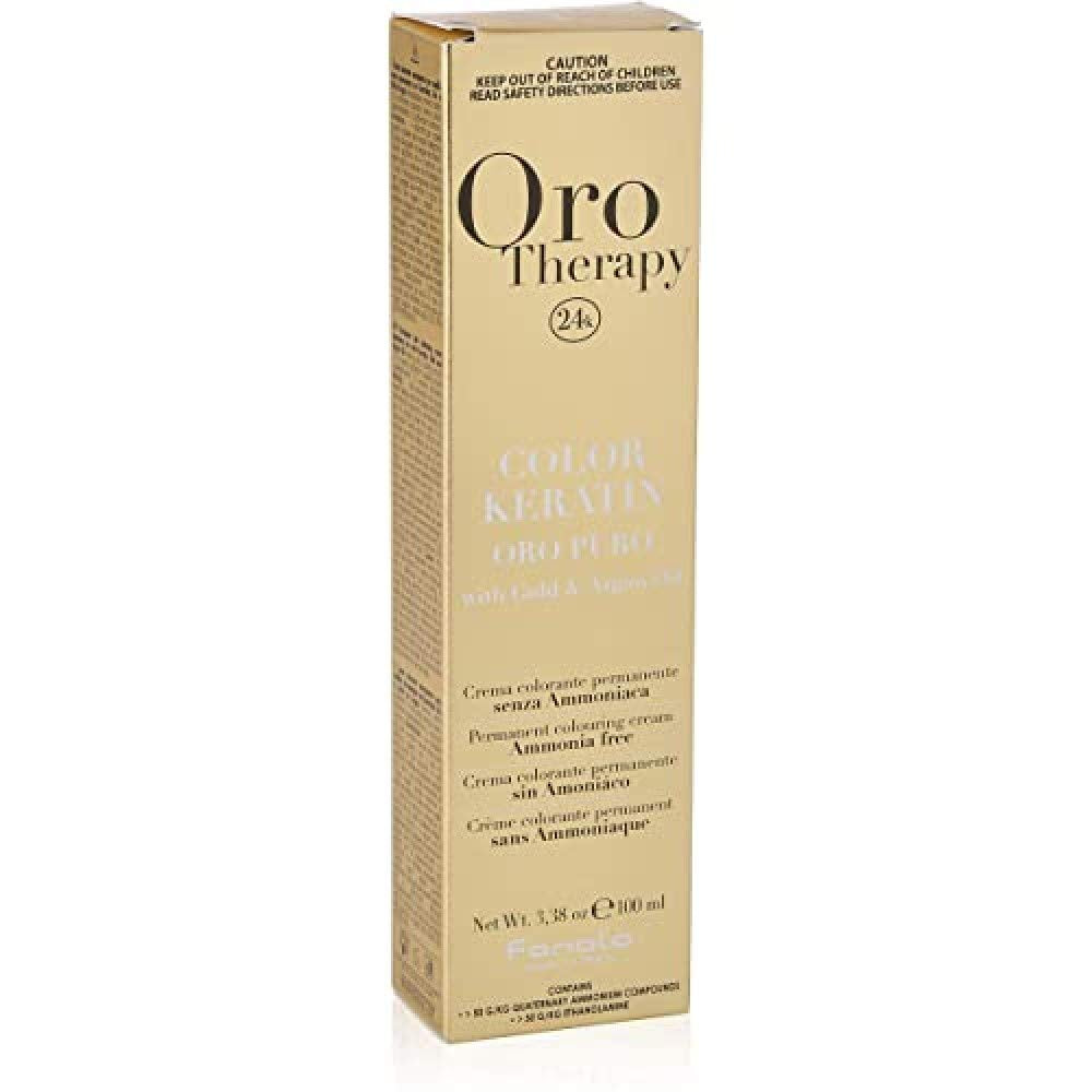 Fanola Oro Therapy Color Keratin 5.0 100ml Teinture capillaire Naty Shop 7.14 Noisette