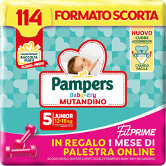 Couches Pampers Baby Dry Pants et Fit Prime Maxi, taille 138, taille 4 (8-15 kg), 1 mois gratuit en ligne à la salle de sport