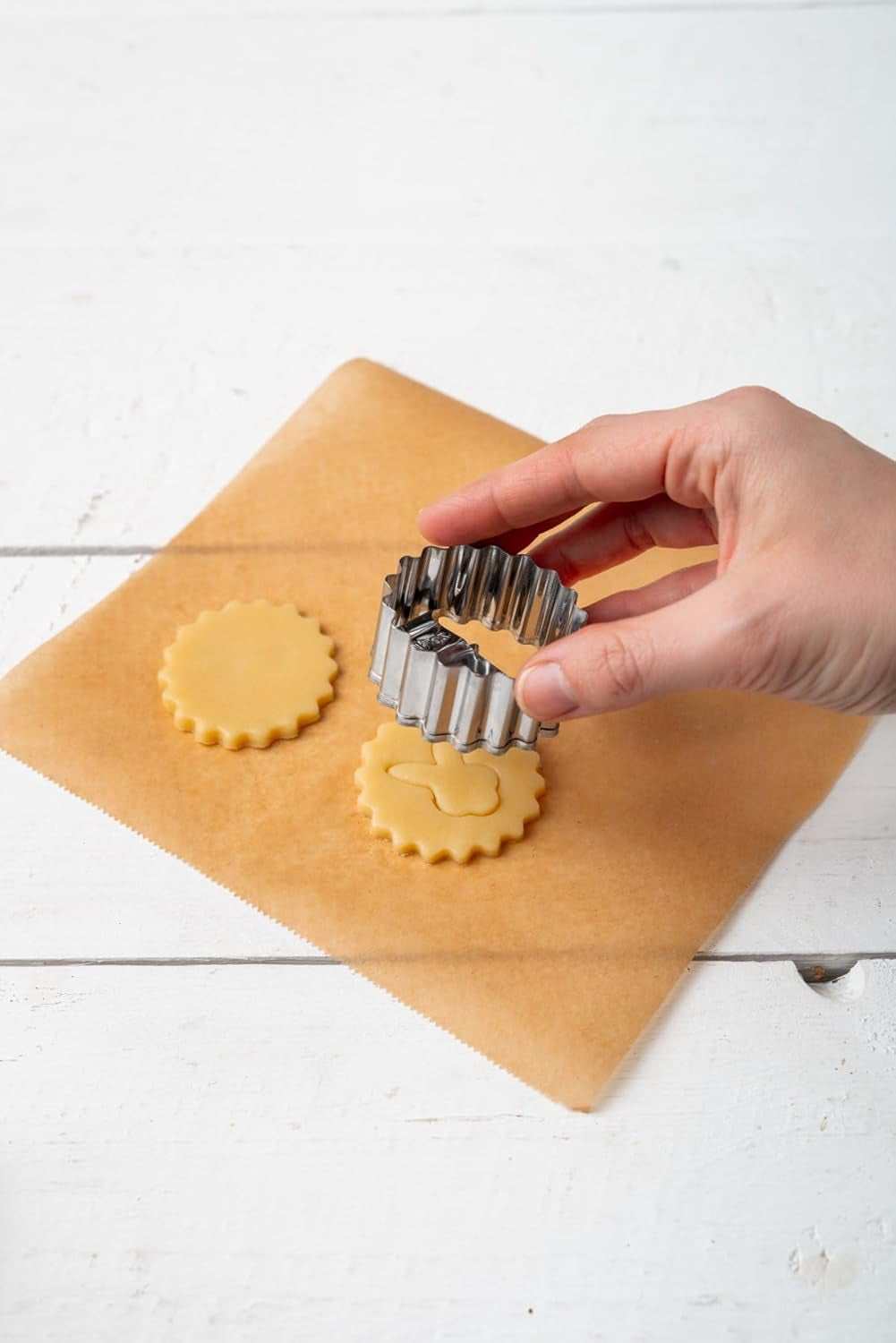 Zenker Ausstecher Linzer Hasenkopf – Hochwertiger Edelstahl, 2in1 Motiv für kreative Linzer Plätzchen, Spülmaschinenfest, Design aus Deutschland