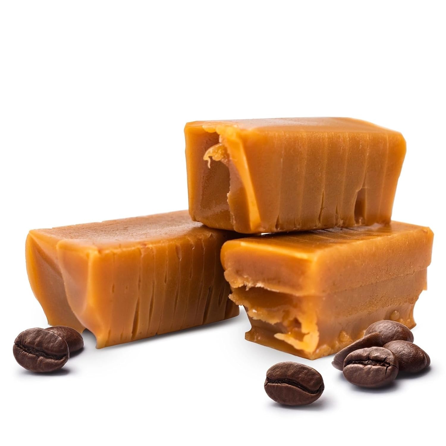 Ensemble de préparations – Brasilianischer Guaxupe Premium-Kaffee (ganze Bohnen) 1 kg + Kaffeekaramellen 250 g + Keramiktasse 300 ml