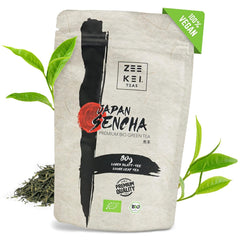 Matchamagic Sencha organic - Ceai verde japonez 80 g - Frunze vrac - Ceai verde aromat - Alternativă la Matcha