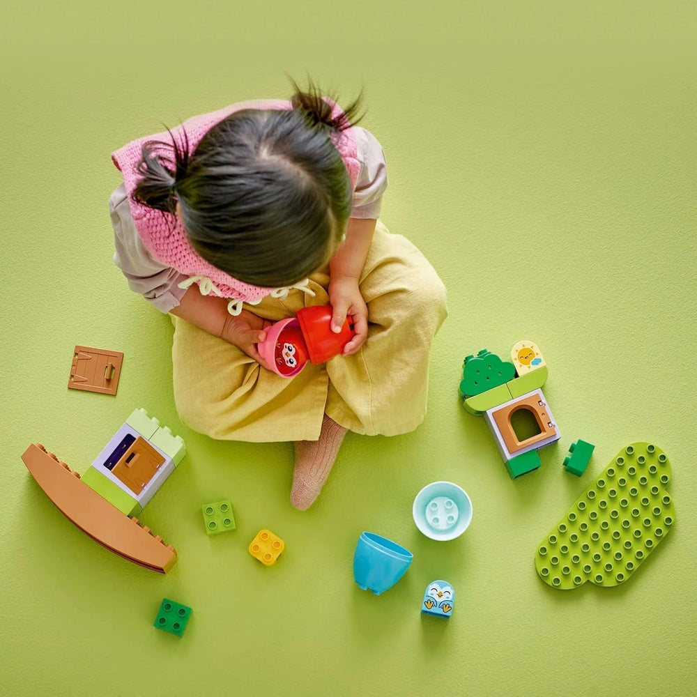 Arbre LEGO DUPLO à équilibrer et à empiler, jouet de développement, jeu de construction pour enfants à partir de 18 mois, jouet créatif pour enfants, jouet éducatif avec 2 oiseaux jouets 10440 Jeux de construction Besuche den LEGO-Store