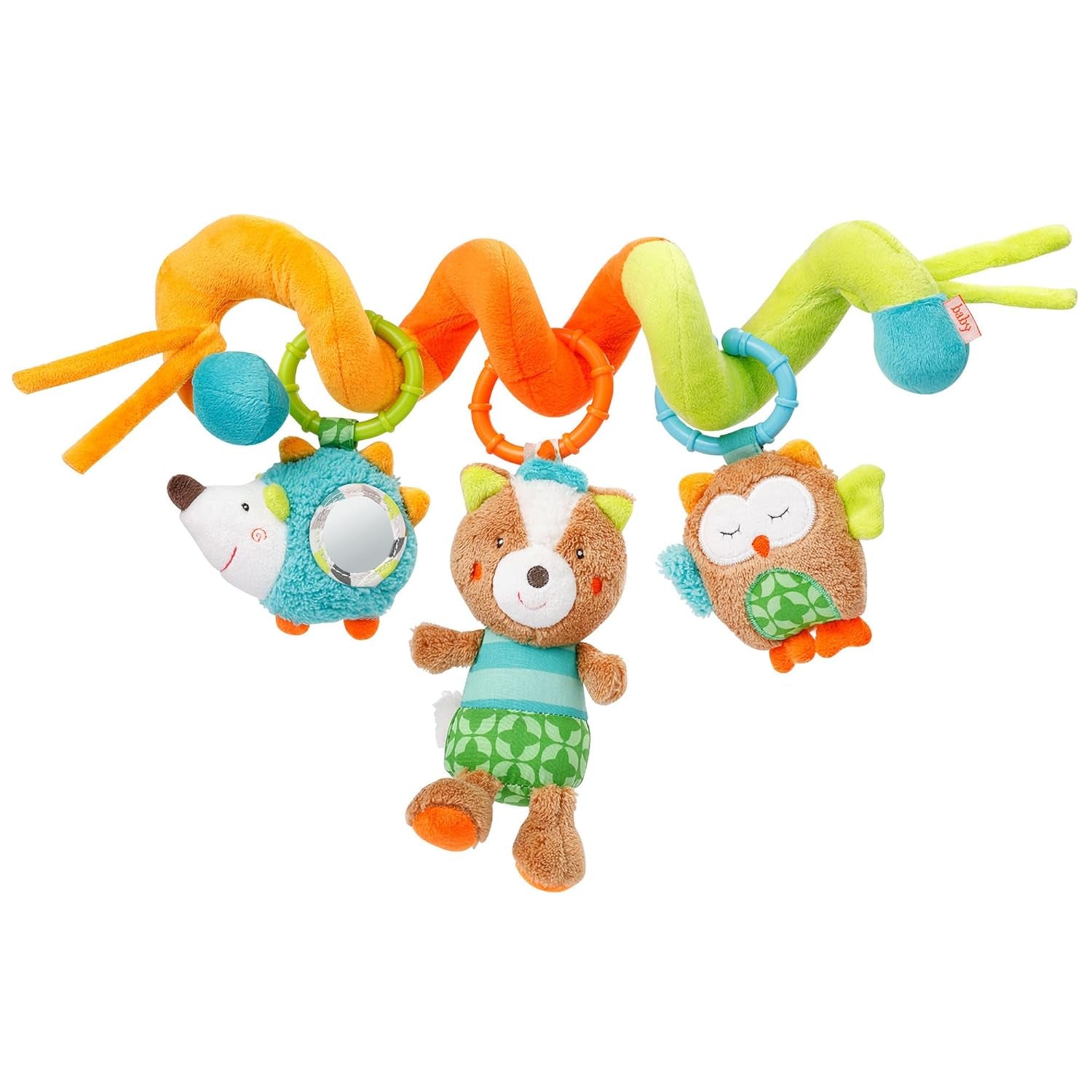 Fehn Activity Spiral Sleeping Forest - jouet pour poussette à toucher et à tenir - jouet pour bébé pour lit, parc, poussette et siège auto - jouet d'activité motrice pour bébés et tout-petits à partir de 0 mois Bebe Naty Shop Jouets Sleeping Forest