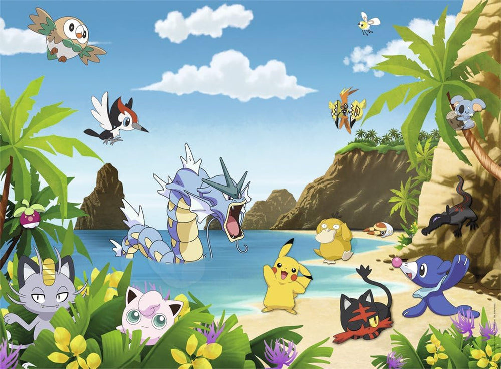 Ravensburger Puzzle pour enfants - 12840 Attrapez-les tous ! - Puzzle Pokémon pour les enfants à partir de 8 ans, de 200 pièces au format XXL Puzzle Naty Shop