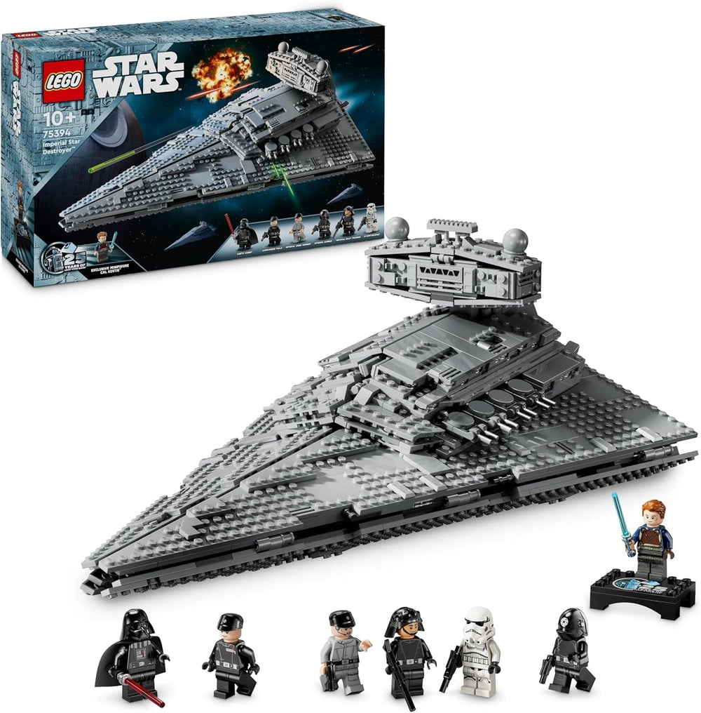 LEGO Star Wars Imperial Star Destroyer, ensemble de vaisseau spatial, jouet de construction, ensemble de jeu Dark Vador et Cal Kestis, cadeau d'anniversaire pour garçons, filles et fans 75394 Ensembles de construction Besuche den LEGO-Store Titre par défaut