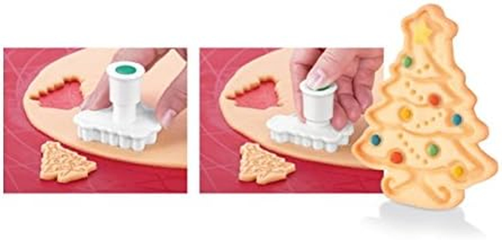 Tescoma Christmas Delicia Stamp Assortiment de boîtes à biscuits Lot de 4