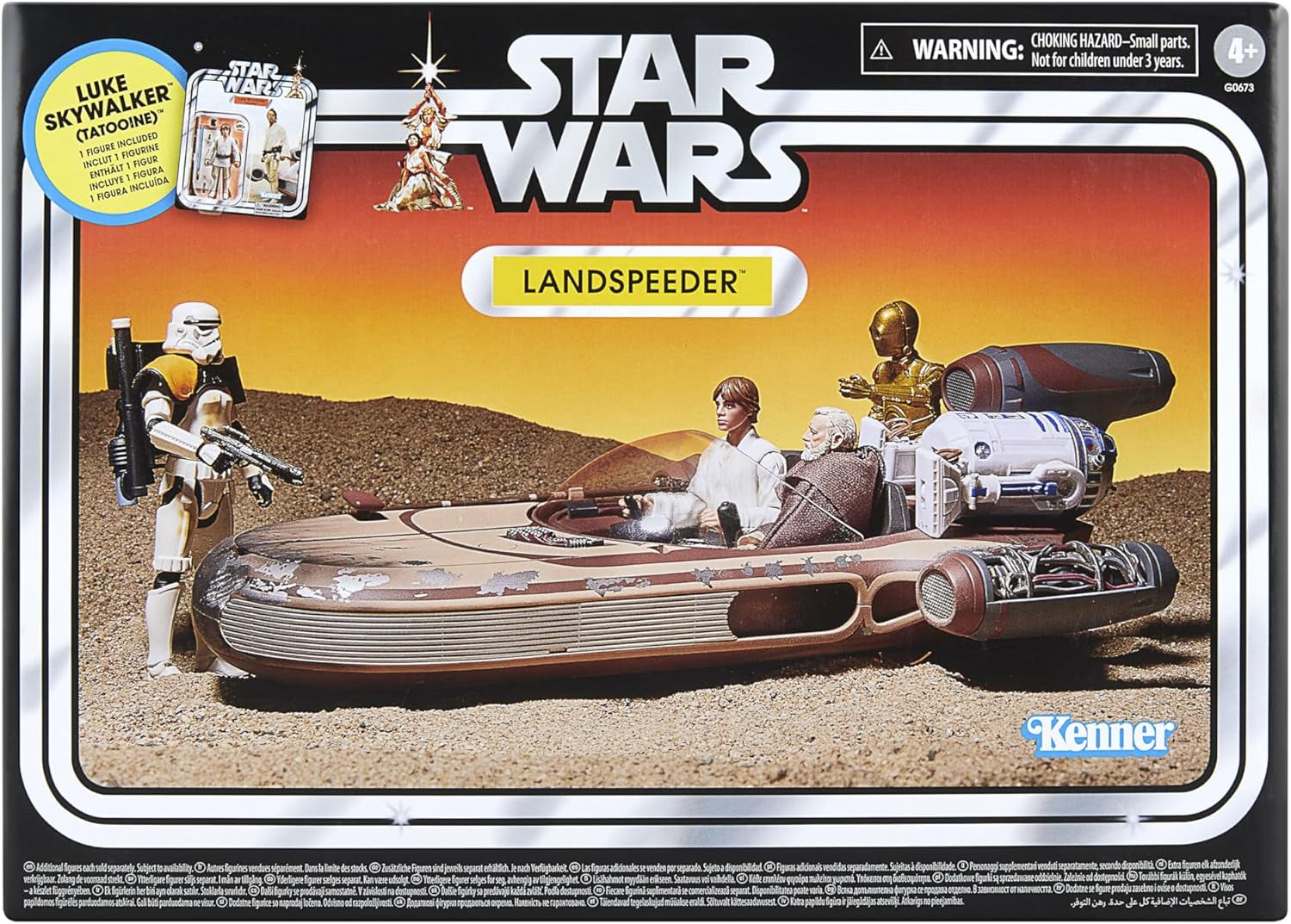 Star Wars Vintage Collection Landspeeder & Luke Skywalker, Star Wars : Figurine et véhicule d'action Un nouvel espoir, 9,5 cm Figurines d'action Naty Shop Titre par défaut